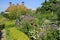 Blooming plants in Great Dixter House & Gardens.