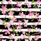 Blooming Spring Flowers Pattern Background. Seamless Fashion Print