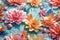Blossom Abundance: Stunning Flower Art Pattern for HD Wallpaper