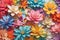 Blossom Abundance: Stunning Flower Art Pattern for HD Wallpaper