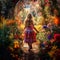 Blossoming Dreams: A Young Girl\'s Garden Adventure