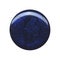 Blot of dark blue circle shaped nail polish isolated on white