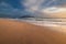 Blouberg beach sunset facing Table Mountain