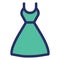 Blouse, camisole Isolated Vector icon which can easily modify or edit