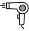 Blow dryer, hair dryer Isolated Vector Icon That can be easily edited in any size or modified.