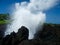 Blow hole in state park in Hana