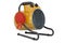 Blower heater with best choice badge, 3D rendering