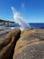 Blowhole at Bicheno Tasmania Australia