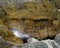 Blowhole at The Pancake Rocks at Punakaiki, Greymouth, West Coast, South Island, New Zealand