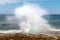 Blowholes at the coast of Grand Cayman Island