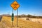 Blowing Dust Sign on Interstate in Arizona