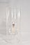 Blown glass paraffin oil lamp