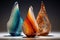 blown glass sculptures with unique shapes