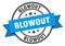 blowout label