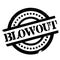 Blowout rubber stamp