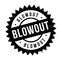 Blowout stamp rubber