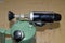 Blowtorch, general view. Blowtorch a with a green tank