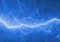Blue abstract fractal lightning plasma