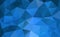 Blue abstract geometric rumpled triangular background low poly style