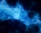 Blue abstract nebula