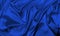 Blue abstract silk fabric background