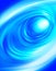 Blue abstract whirlpool