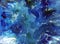 Blue Acrylic pour abstract Sea Texture Background