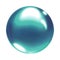 Blue  air soap bubble ball