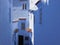 Blue alley in Chefchaouen city in Morocco