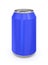 Blue Aluminum Can