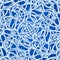 Blue amorphous net background