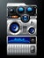 Blue Analog MP3 Player