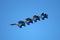 Blue Angeles In Formation