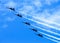 Blue Angels in formation.