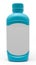 Blue Antacid Medicine Bottle