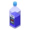 Blue antifreeze icon isometric vector. Car service