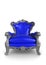 Blue antique armchair