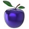 Blue apple experiment poison food research nutrition fruit icon