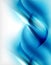 Blue aqua wave designed business poster