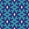 Blue Arabic Seamless Pattern