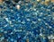 Blue aroma oil scented gel beads background