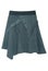 Blue asymmetric skirt