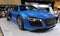 Blue Audi A8 2015