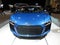 Blue Audi R8 Spyder Convertible Hood