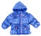 Blue baby jacket insulated