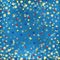 Blue background with multicolored confetti