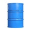 Blue barrel isolated on white