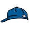 Blue Baseball Cap Hat Illustration Vector