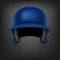 Blue baseball helmet. Vector background.