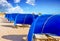 Blue Beach Shelters